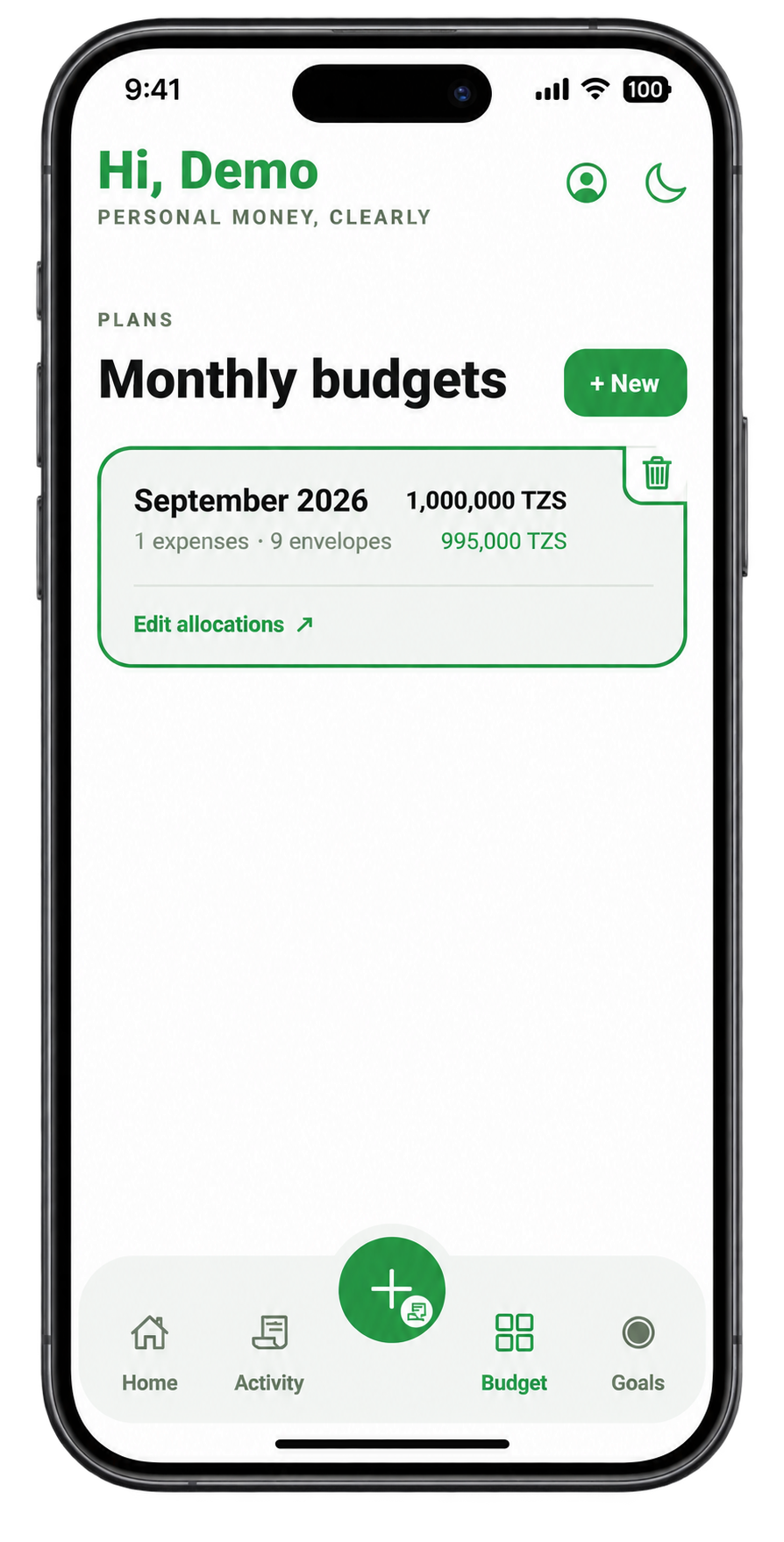 Monthly Budget